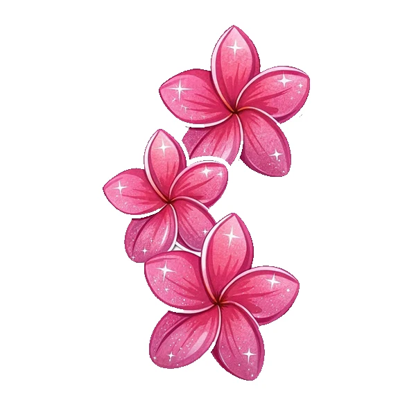  استیکر پارچه و لباس پاد آفرین طرح گل کد 4457