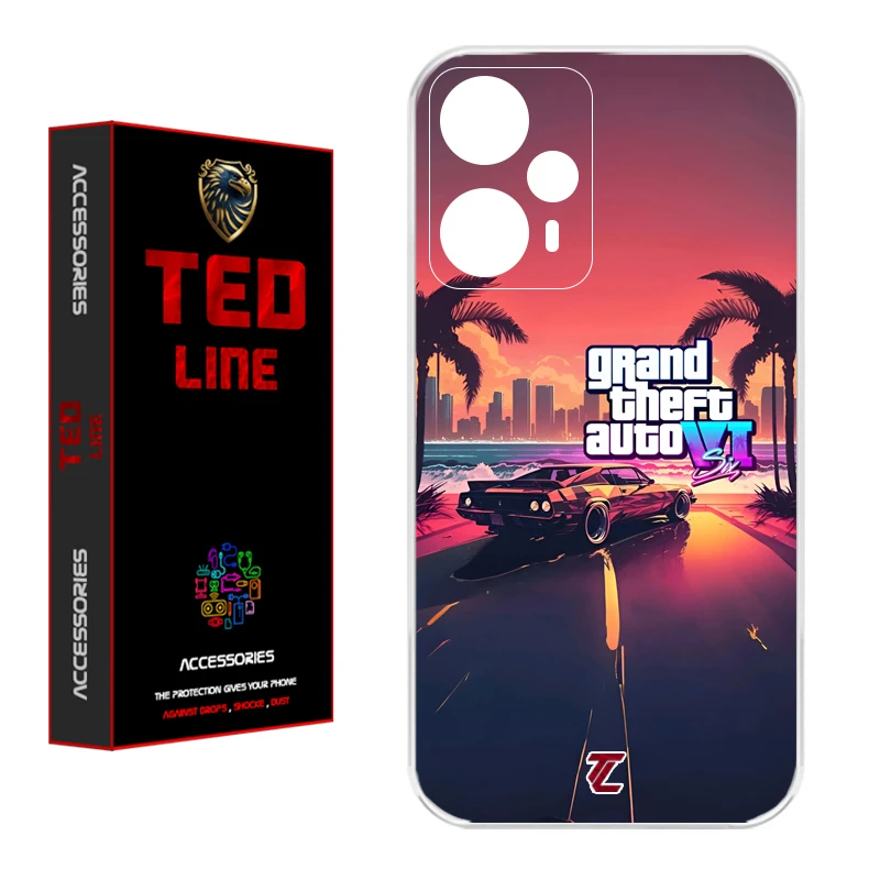 کاور تدلاین طرح جی تی ای 6 کد 1189 مناسب برای گوشی موبایل شیائومی Poco F5