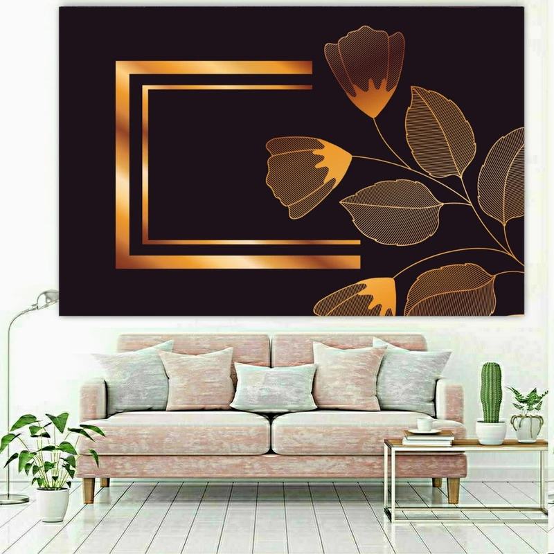 پوستر پارچه ای مدل بک دراپ طرح آرت کد c56