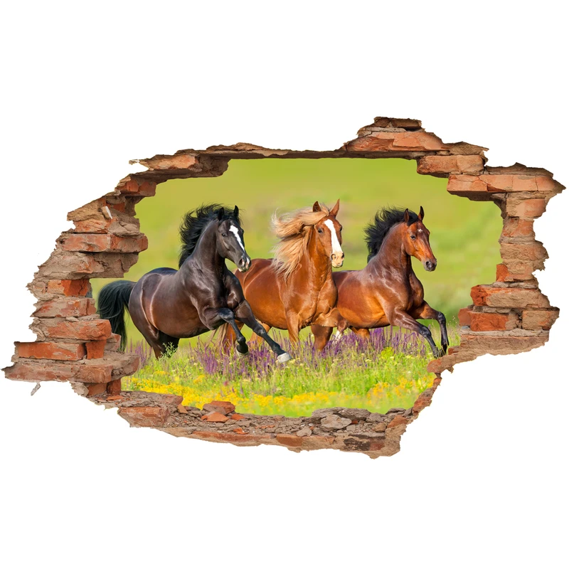 استیکر سه بعدی ژیوار طرح اسب