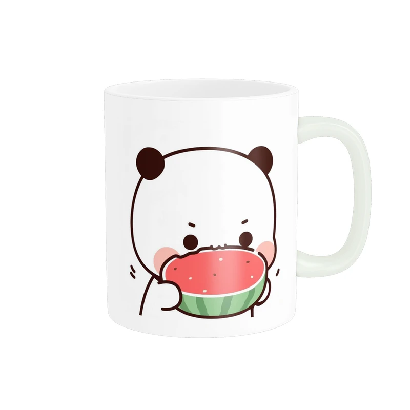 ماگ پادآفرین مدل یلدایی شب یلدا شب چله طرح انار و هندوانه کد p2636