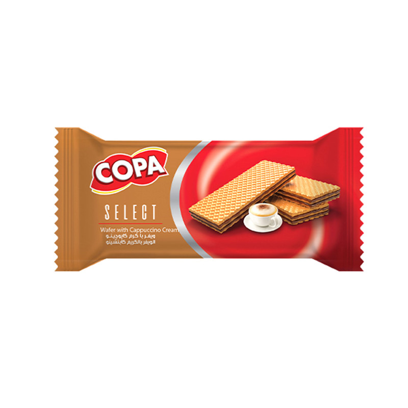 ویفر سلکت کوپا با طعم کاپوچینو  -40 گرم  