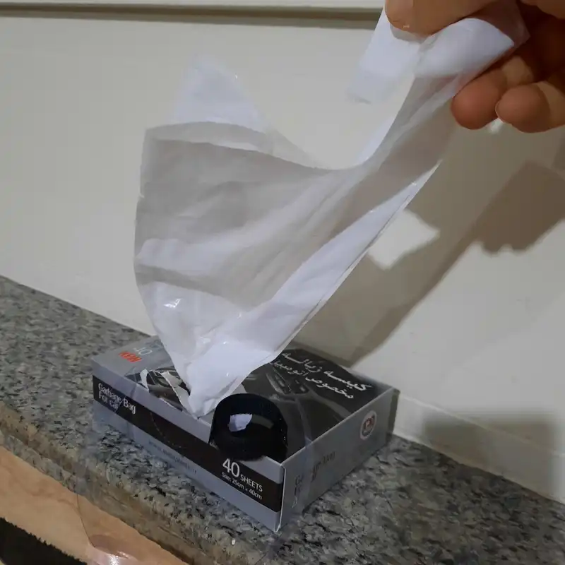 کیسه زباله خودرو مدل MG یکبار مصرف بسته 40 عددی