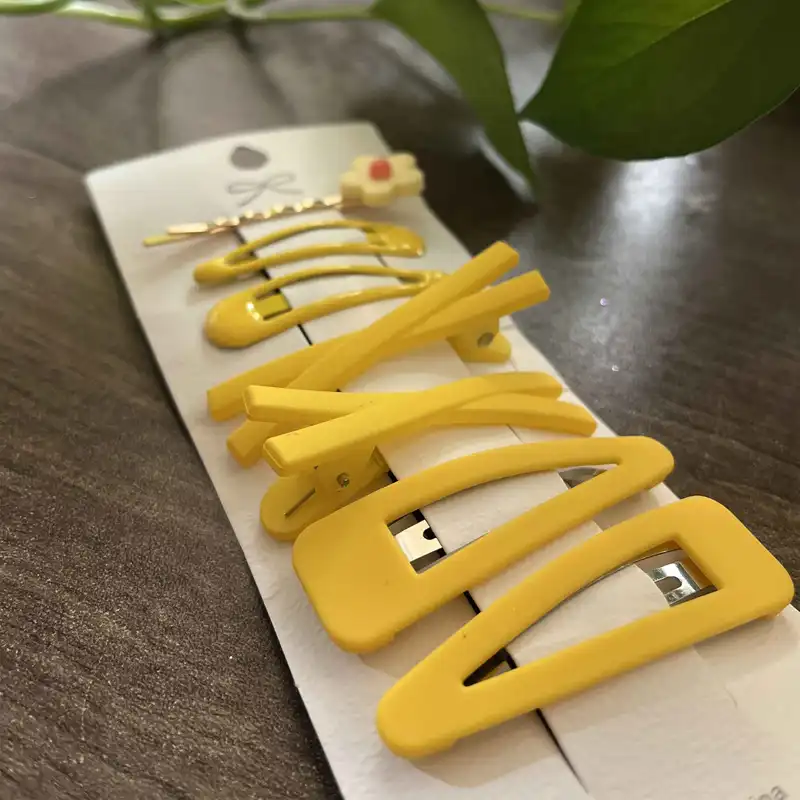 ست گیره و سنجاق مو دخترانه مدل 016 مجموعه 7 عددی