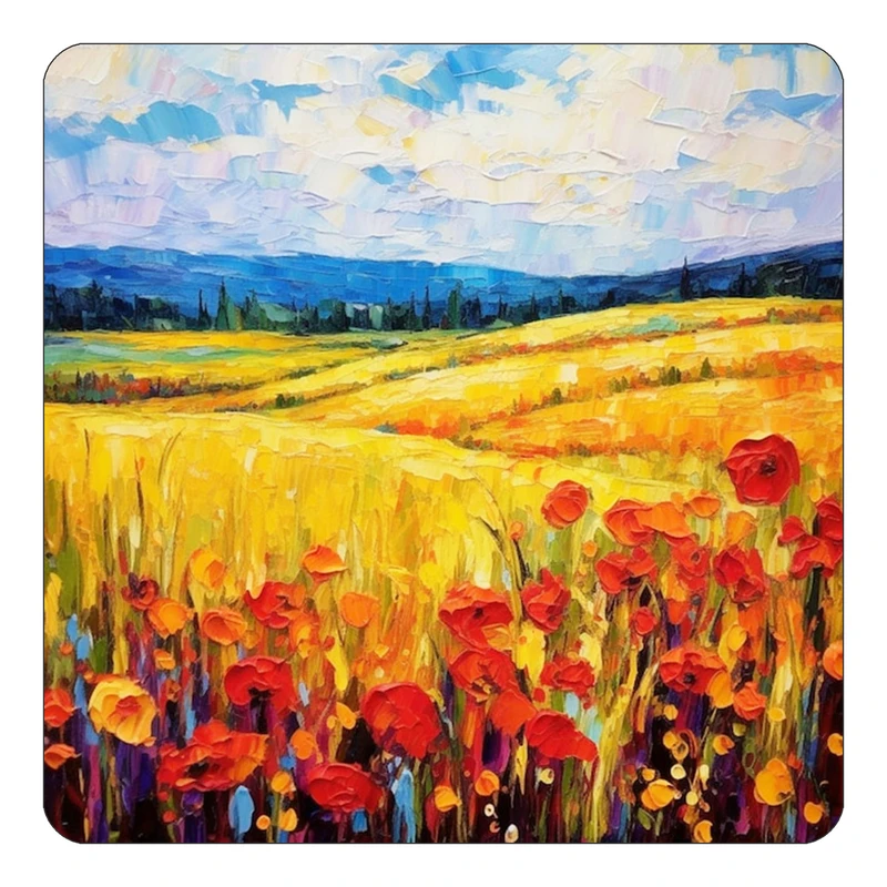 مگنت کاکتی طرح نقاشی رنگ روغن مدل mp71500