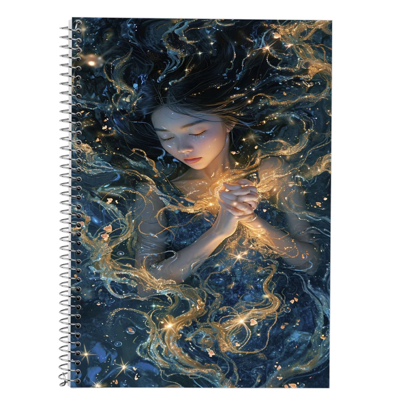 دفتر زبان 50 برگ مدوپد طرح فانتزی کد DF14426