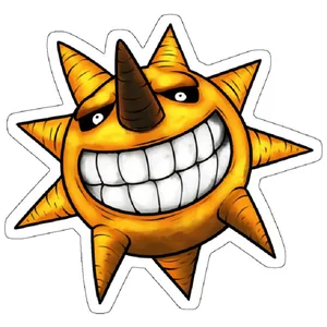 استیکر لپ تاپ مدل Soul Eater Sun