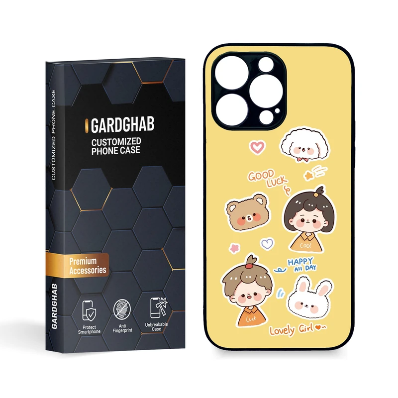  کاور گارد قاب مدل دخترانه مناسب برای گوشی موبایل اپل iPhone 14 pro max