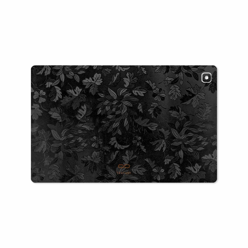 برچسب پوششی ماهوت مدل Black-Wildflower مناسب برای تبلت سامسونگ Galaxy Tab A7 10.4 LTE 2020 T505