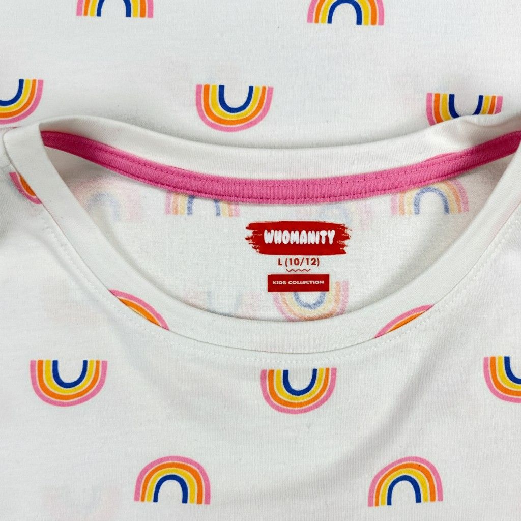 تی شرت آستین کوتاه دخترانه هومنیتی مدل 5GZ1L1 -  - 4