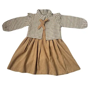 ست کت و سارافون دخترانه مدل کبریتی کشمیر 