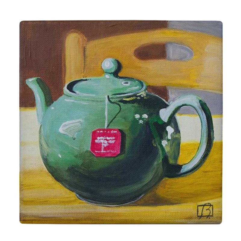 زیر لیوانی طرح قوری چایی کد    3603379_1437