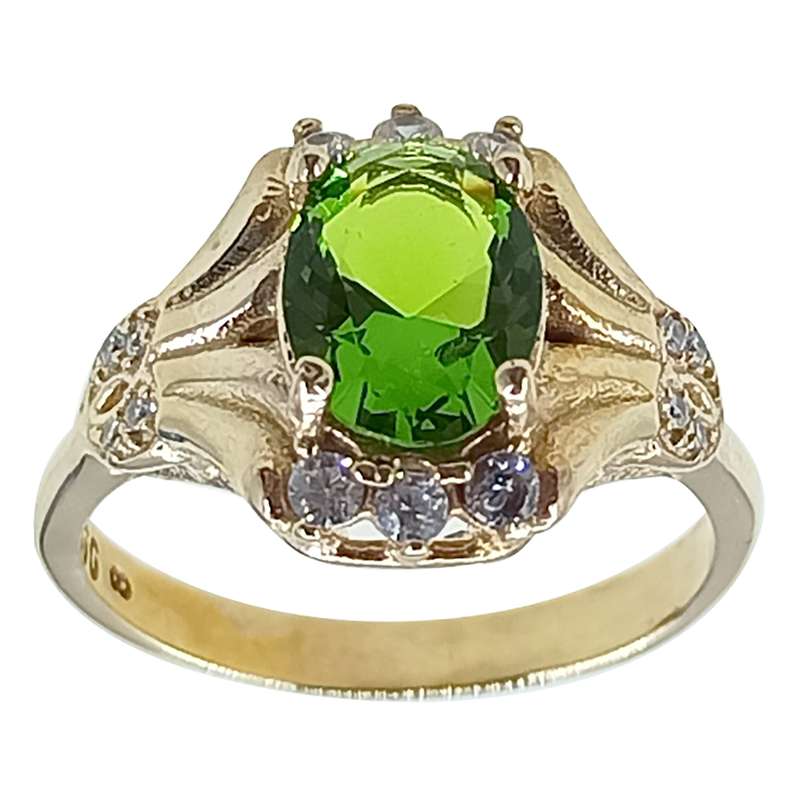 انگشتر زنانه سلین کالا مدل زمرد ce-As212