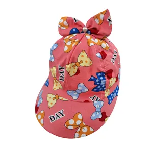 کلاه کپ دخترانه مدل پاپیون کد 1580