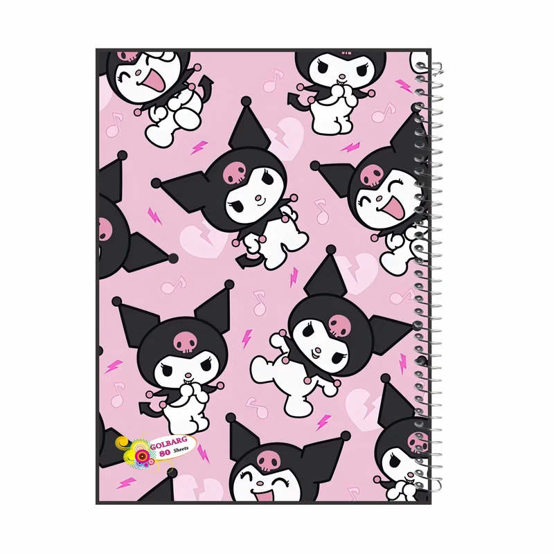 دفتر مشق 80 برگ گلبرگ مدل کرومی کد 10091