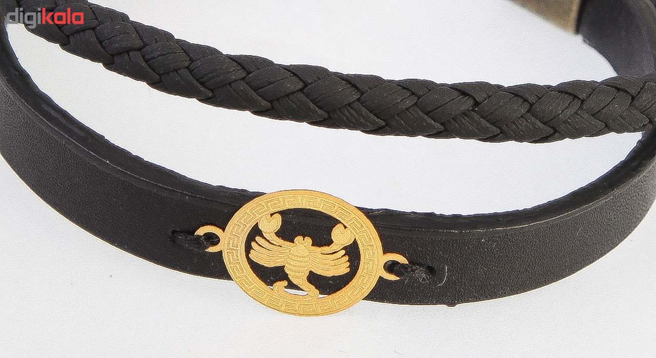 دستبند طلا  عیار کابوک نماد ماه  آبان کد 175027