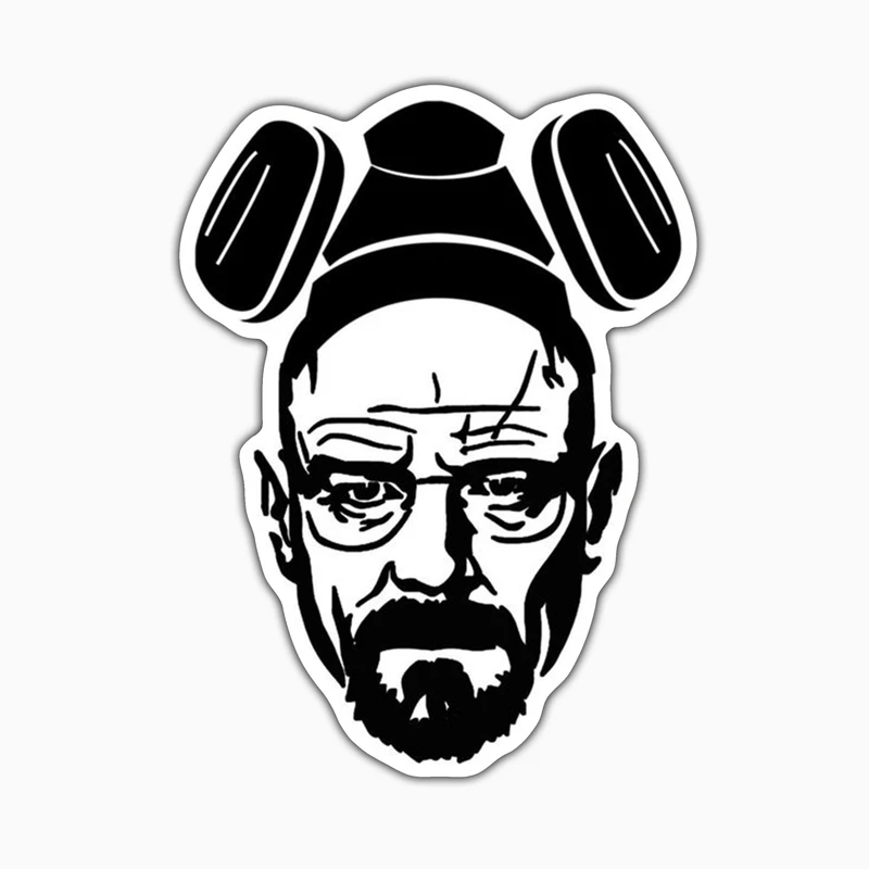 استیکر لپ تاپ و موبایل بووم طرح سریال Breaking Bad مدل Dr.white کد WR34