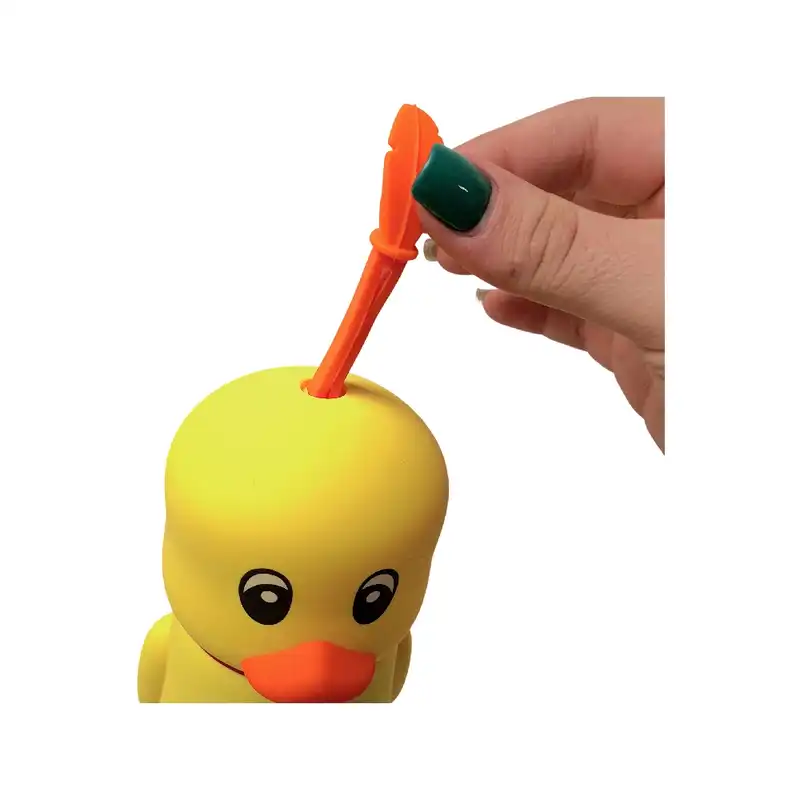 فلاسک مدل سیلیکونی طرح اردک کد 12713گنجایش 248 لیتر