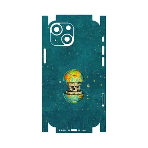 MAHOOT Collage of Earth Face-FullSkin Cover Sticker for Apple iPhone 13 Mini