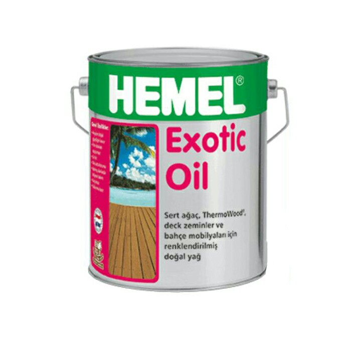 روغن ترموود و چوب نچرال همل مدل nachral exotic حجم 2.5 لیتر