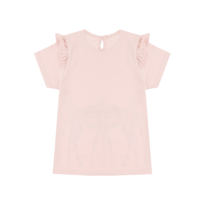 تی شرت آستین کوتاه دخترانه فیورلا مدل زرافه کد 43007 -  - 4