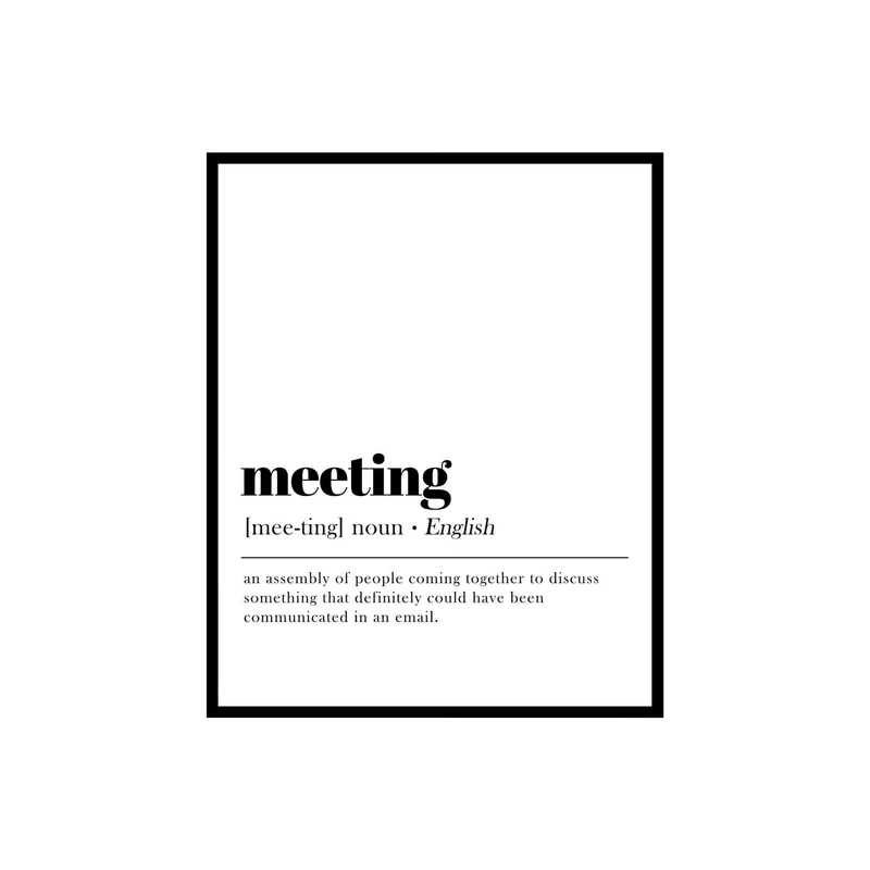 پوستر مدل دیکشنری- تعریف جلسه