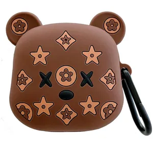 Kingdom Cute Bear Cover For Samsung Galaxy Buds Live / Buds Pro / Buds 2 / Buds 2 Pro / Buds FE
