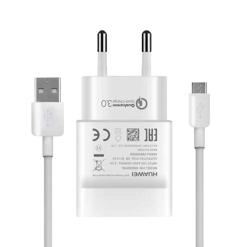 شارژر دیواری مدل HW-059200EHQ به همراه کابل microUSB
