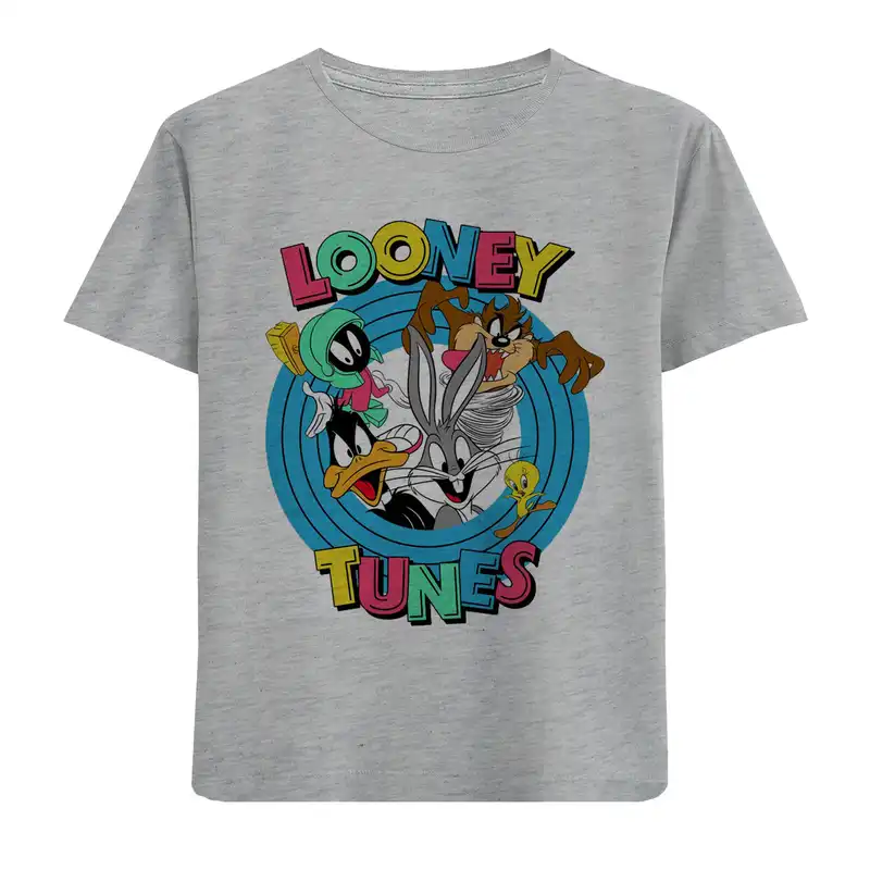 تی شرت آستین کوتاه بچگانه مدل F696 LOONEY