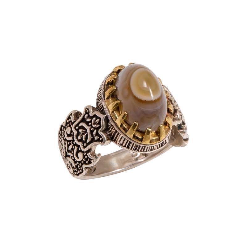 انگشتر نقره مردانه مدل 22210