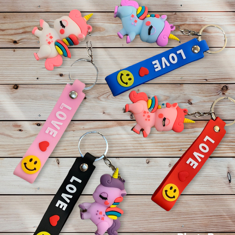 جاکلیدی دخترانه مدل سیلیکونی یونیکورن بالدار کد540