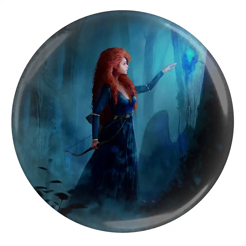 مگنت مدل S13215 طرح کارتون دختر پرنسس مریدا دلیر