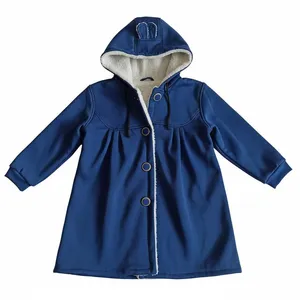 پالتو دخترانه مدل کلاه خرگوشی کد 0012