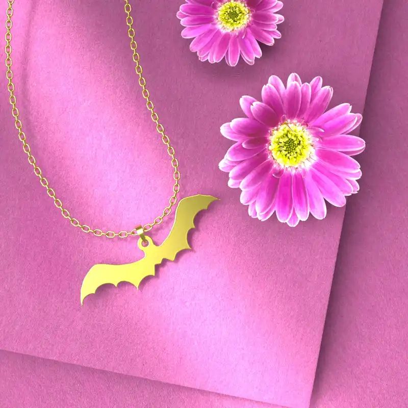 گردنبند طلا 18 عیار زنانه مدوپد مدل هالووین کد G3-1-1031