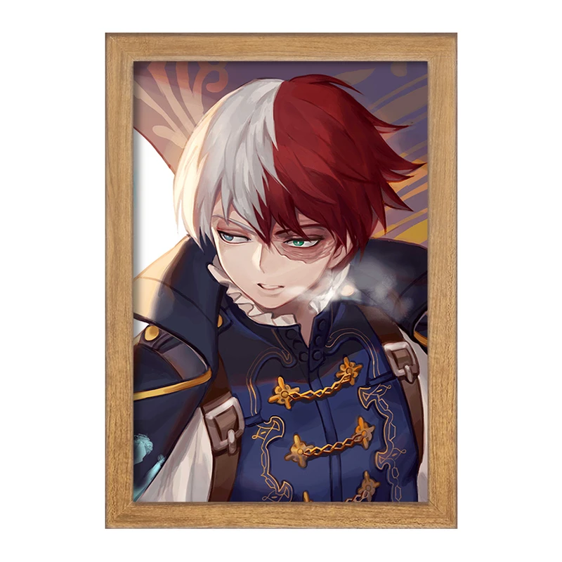 تابلو خندالو مدل شوتو تودوروکی انیمه قهرمان من  کد 13233