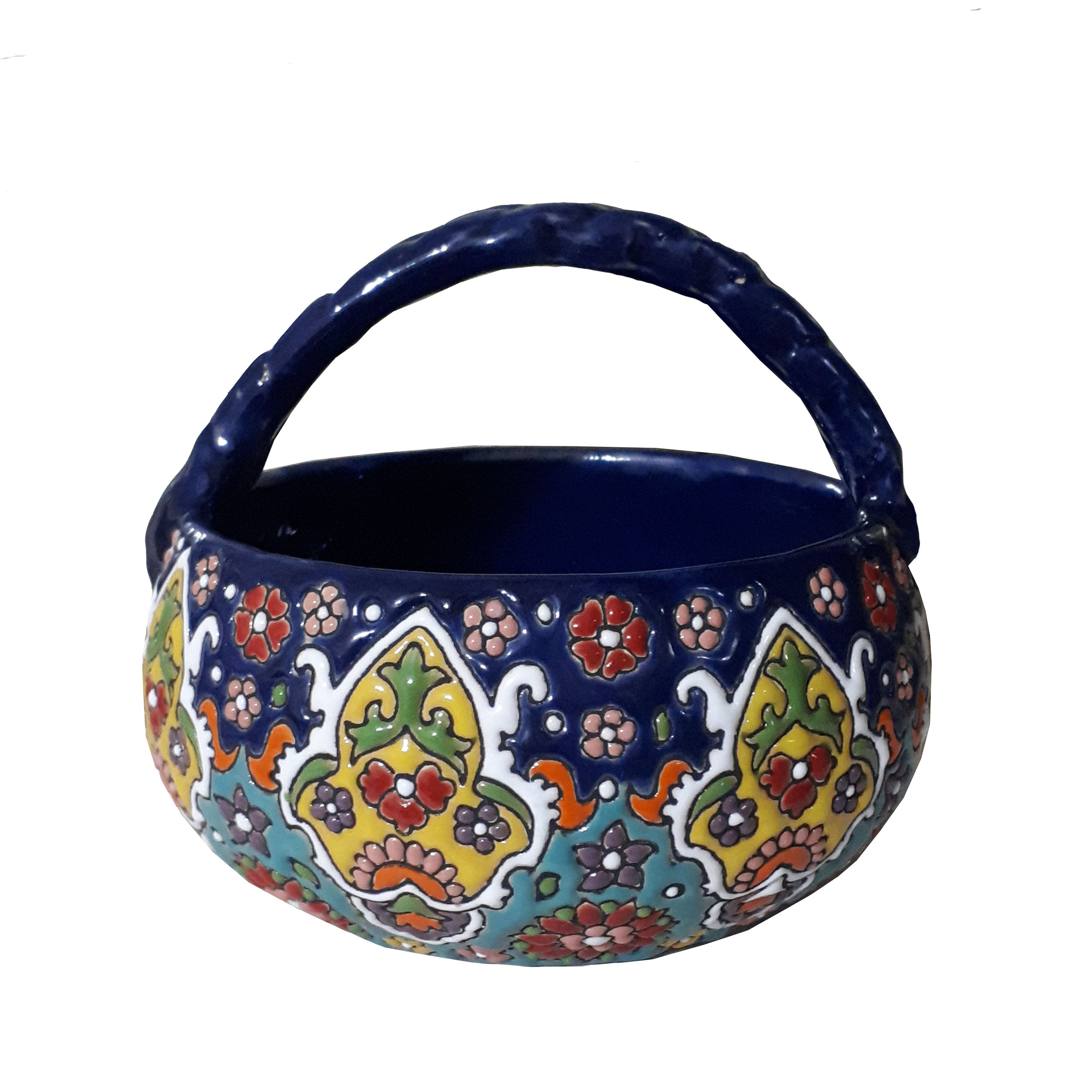 شکلات خوری میناکاری سفالی کد SHB1