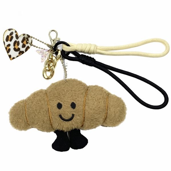 آویز کیف زنانه مدل چارم بگ طرح کروسان