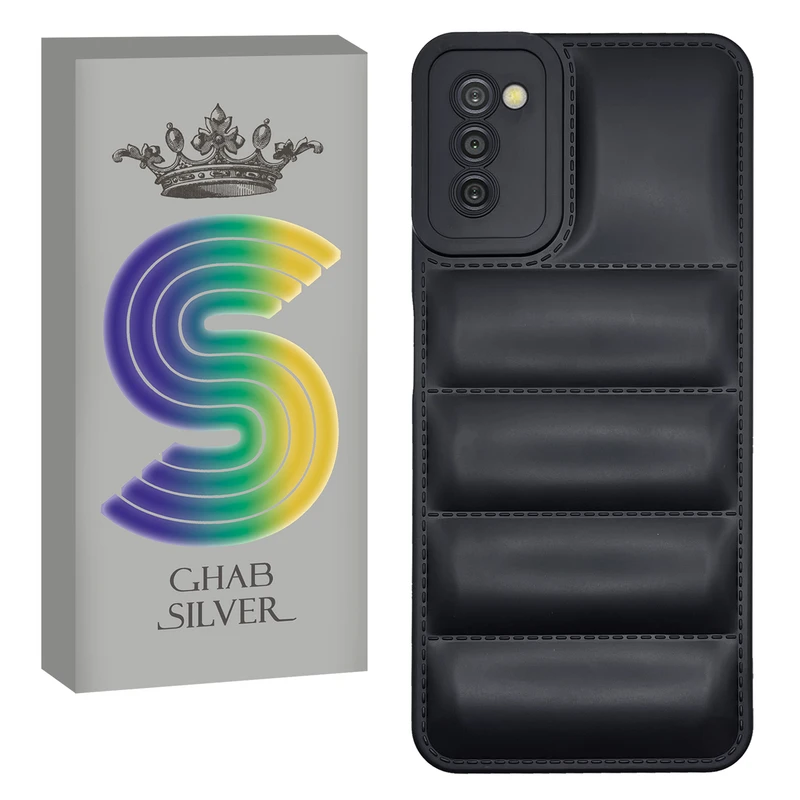 کاور قاب سیلور مدل پافری مناسب برای گوشی موبایل سامسونگ Galaxy A03s