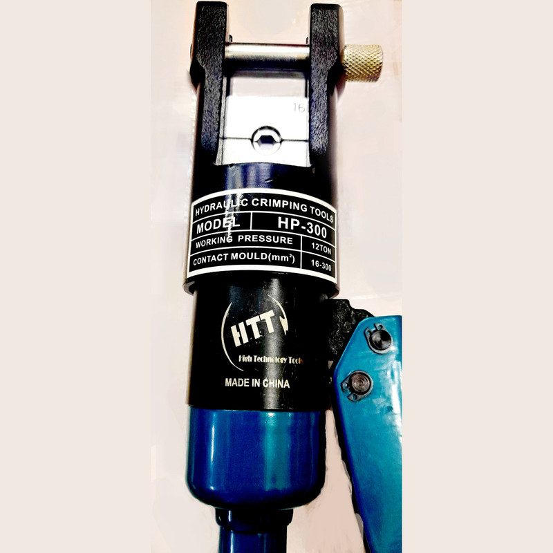 انبر پرس کابلشو هیدرولیک اچ تی تی مدل HP300 به همراه قالب