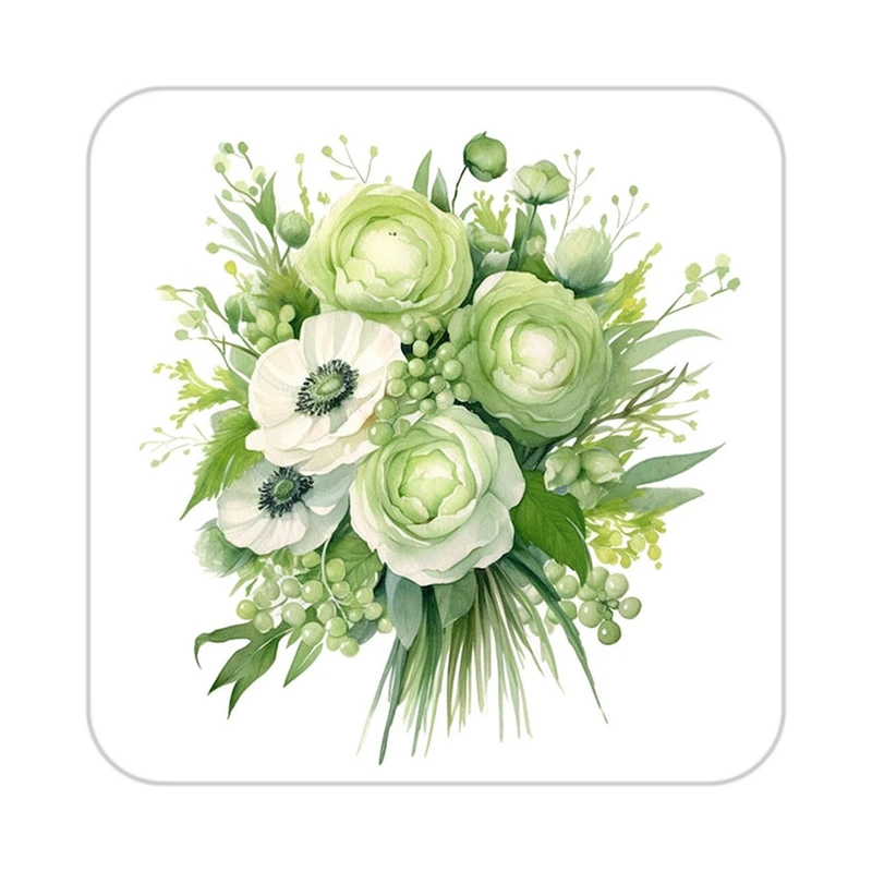 زیر لیوانی کاکتی طرح گل مدل mp18923