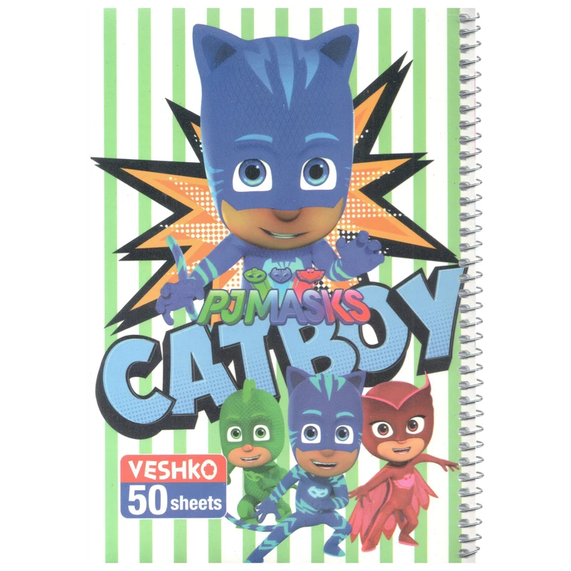 دفتر مشق 50 برگ وشکو طرح فانتزی کد 1022