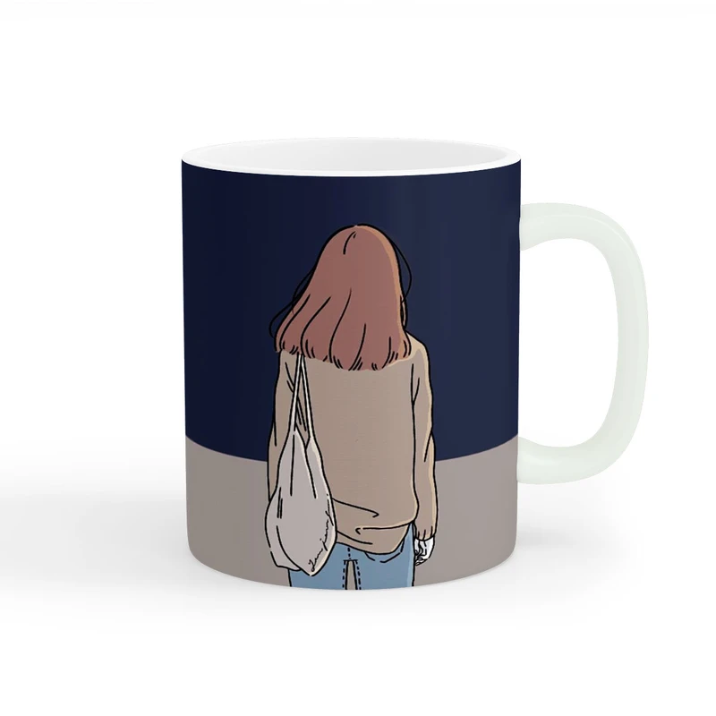 ماگ طرح دخترانه شگفت انگیز کد wall-8208