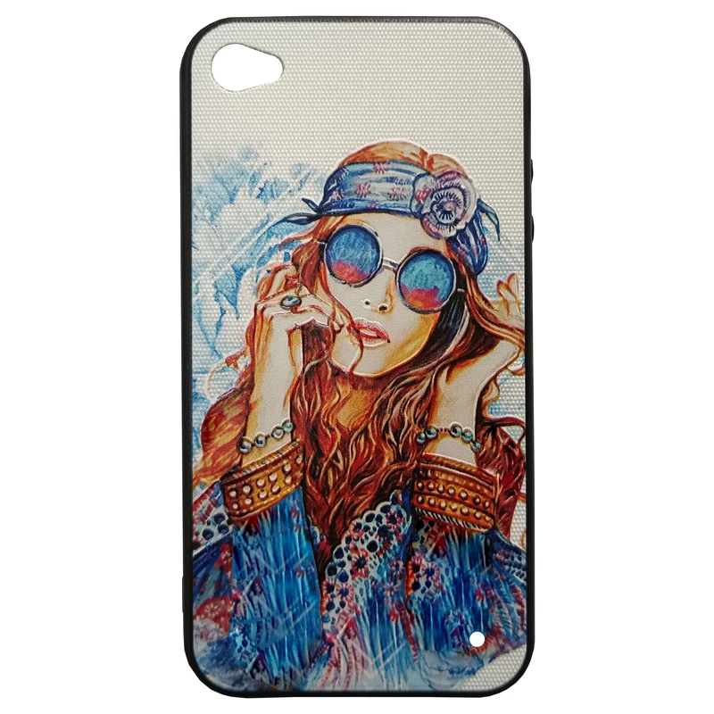 کاور مدل فانتزی کد 13-0 طرح دخترانه مناسب برای گوشی موبایل اپل iPhone 4/4s