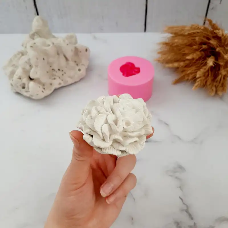 قالب شمع مدل گل میخک