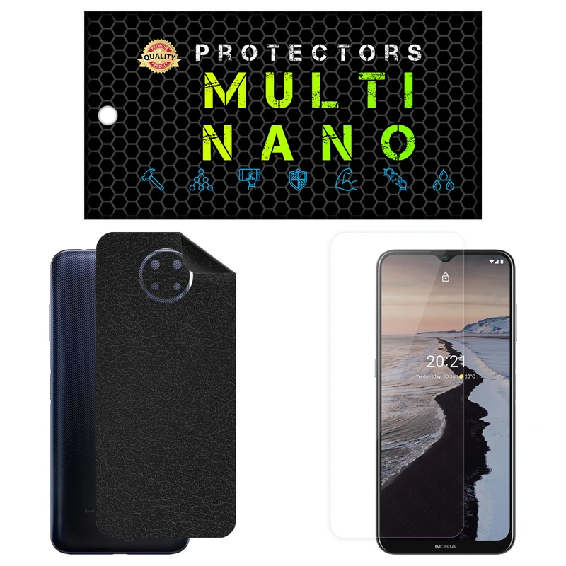 محافظ صفحه نمایش مولتی نانو مدل X-SFL مناسب برای گوشی موبایل نوکیا G10 به همراه برچسب پوششی