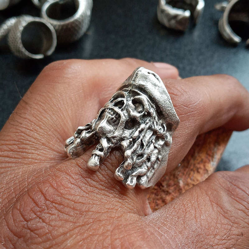 انگشتر مردانه مدل دزد دریایی کد KARAEEB