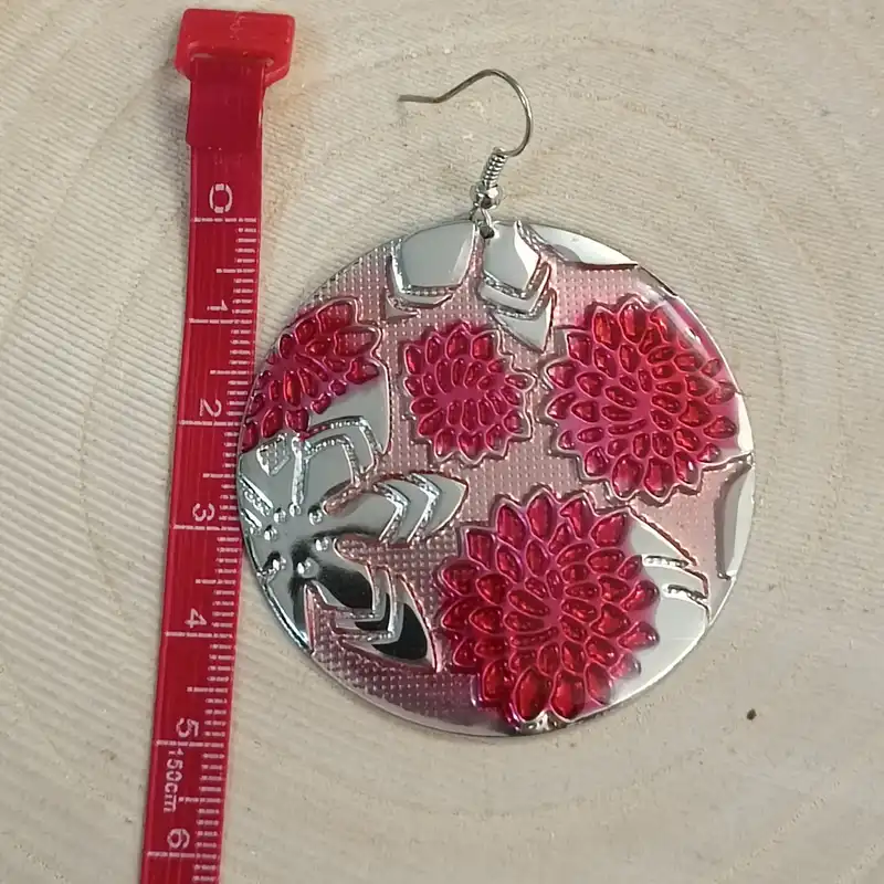 گوشواره زنانه مدل سنتی گل دار