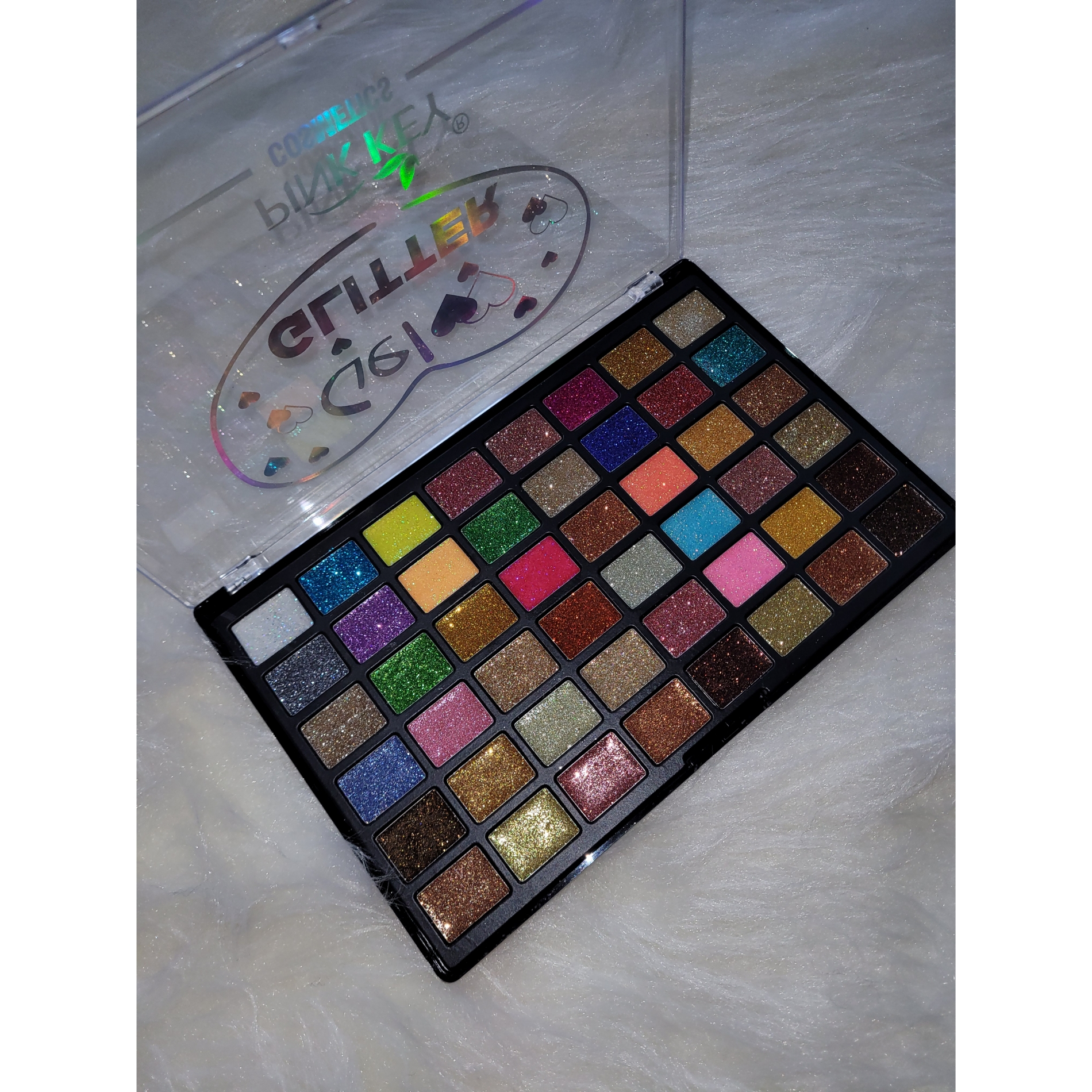 پالت سایه چشم پینک کی مدل شاین گلیتر