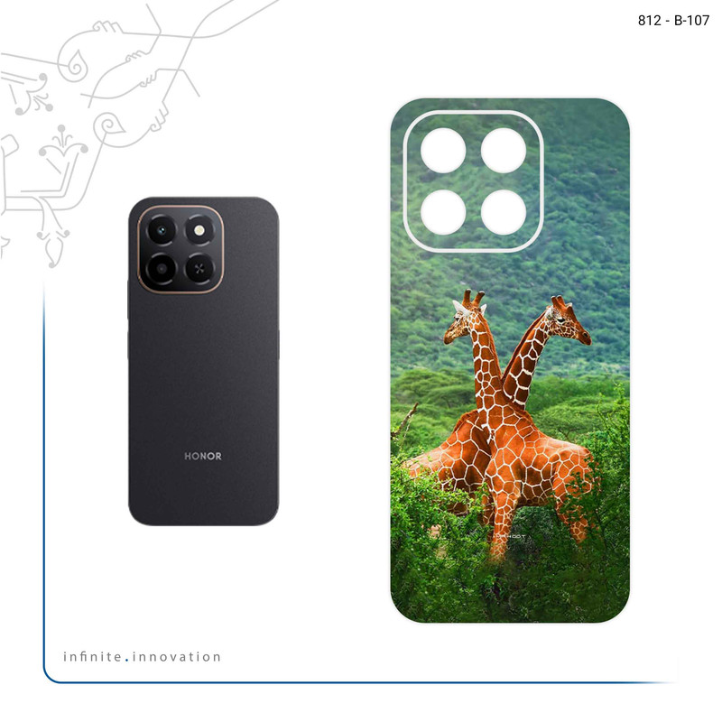برچسب پوششی ماهوت مدل Giraffe مناسب برای گوشی موبایل آنر X6c