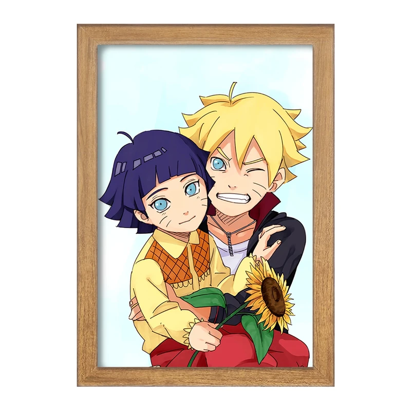 تابلو خندالو مدل بوروتو و هیماواری اوزوماکی انیمه بوروتو Boruto  کد 13137